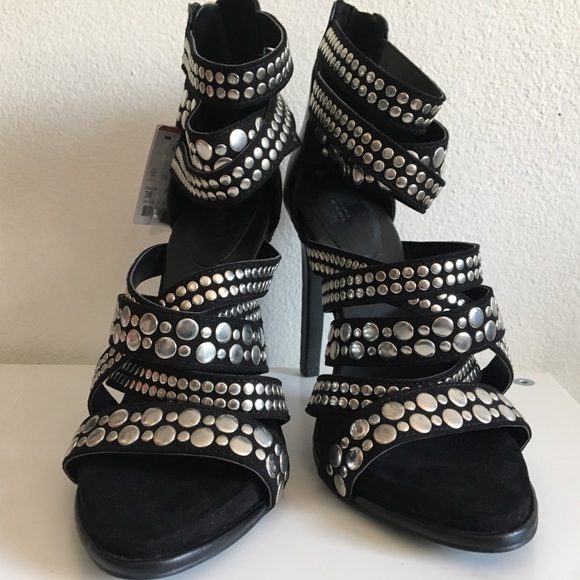 Zara Shoes - Zara Trafaluc Studded Strappy Heel Sandals